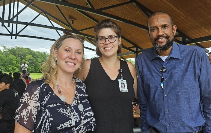 essentia employees at world refugee day