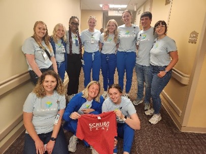 Group Picture In a Hallway