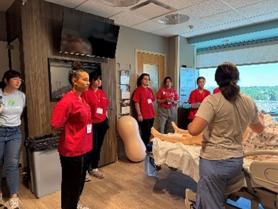 Group Standing In A Room