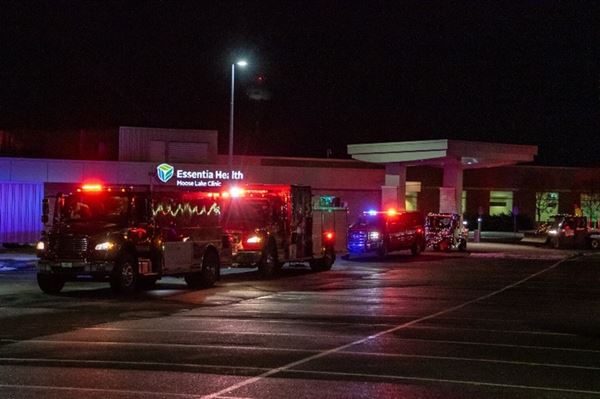 Moose Lake parade of lights celebration